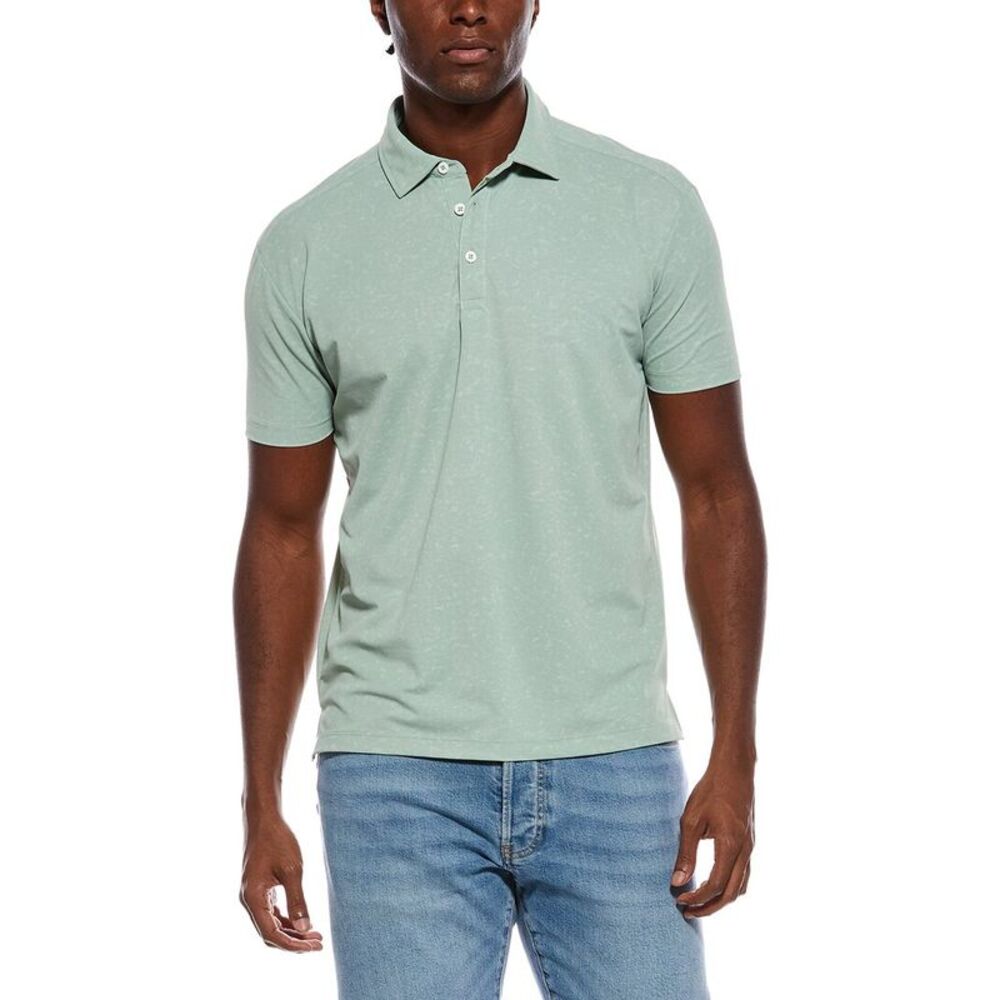 Vintage 1946 Mens Aero Cloud Polo Shirt, Green